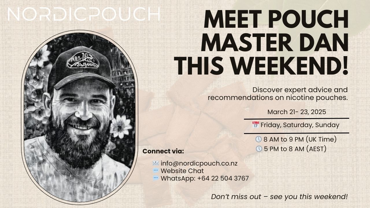 Chat with Pouch Master Dan – Weekend 21-23 March!