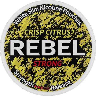 REBEL Crisp Citrus Strong [9.6mg/pouch - 16mg/g]