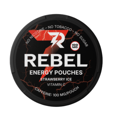 REBEL ENERGY  Strawberry Ice 100mg/caffeine