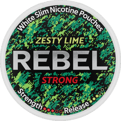 Rebel Zesty Lime Strong [9.6mg/pouch - 16mg/g]