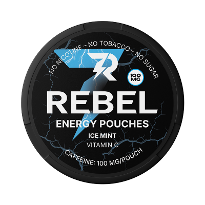 REBEL Energy Ice Mint 100 mg caffeine/pouch