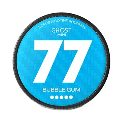 77 Ghost Bubble Gum Mini 20 mg/pouch (New 30/07)