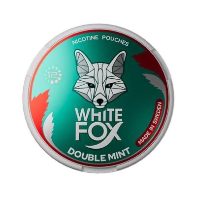 WHITE FOX Double Mint Intense 9mg/pouch - 12 mg/g (New 30/07)