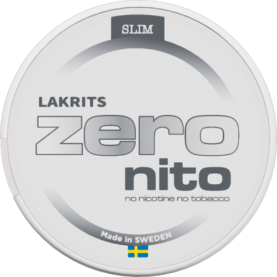 Zeronito Lakrits Slim 0mg/pouch (New 29/07)