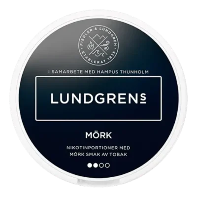 Lundgrens Mörk 8mg/pouch (NORDIC)