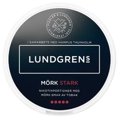 Lundgrens Mörk Stark 10mg/pouch   (NORDIC)